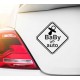Auto-Sticker "Baby im Auto" – Sicher und stilvoll, mit Schnuller-Motiv