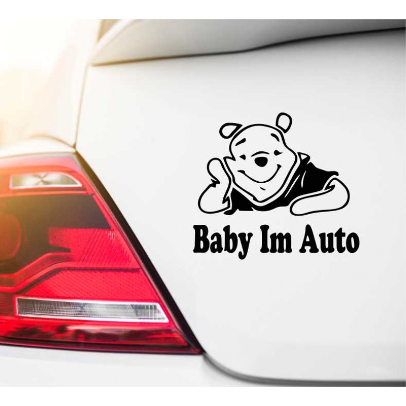 Baby im Auto, Winnie Puuh