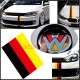 Rennband mit den Farben der deutschen Flagge