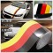 Rennband mit den Farben der deutschen Flagge