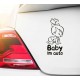 Sticker mit Pebbles für Mädchen – Lustiger Autoaufkleber mit einzigartigem Design