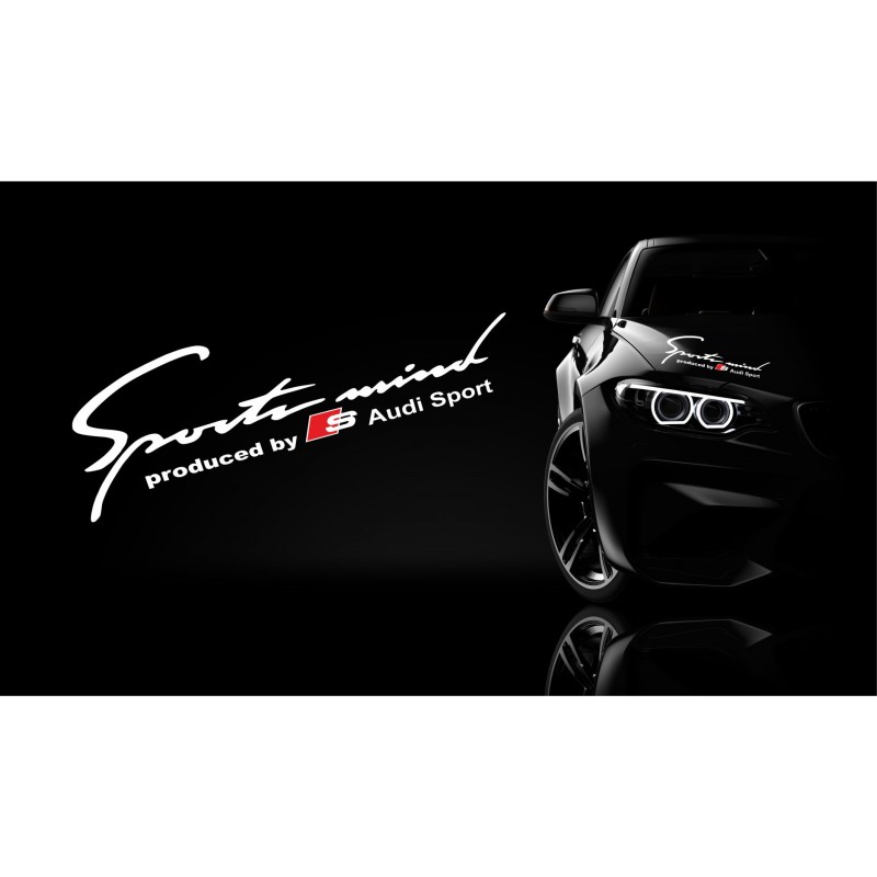 Sport mind , Auto Aufkleber