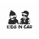 Kids in car стикер