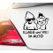 Kinder im Auto und Name 