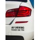 Стикер My driving scares me too