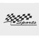 Sport  karierte Flagge