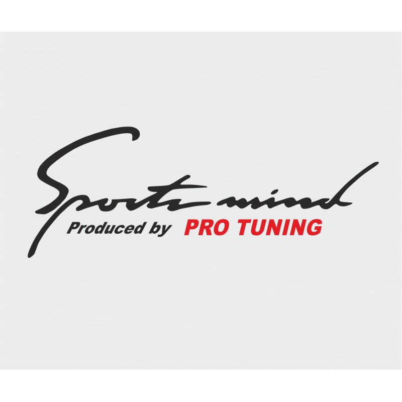Sport mind pro tuning, Auto Aufkleber