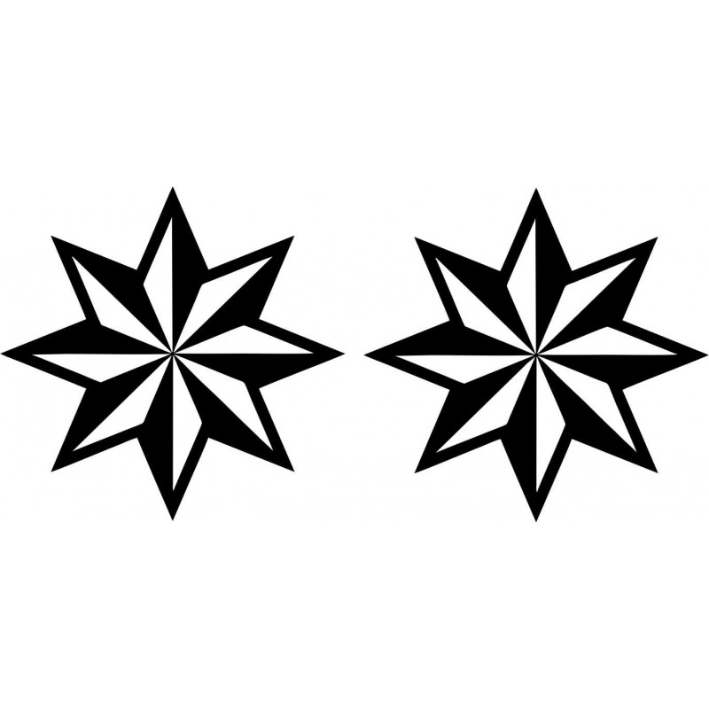 Set Sternaufkleber
