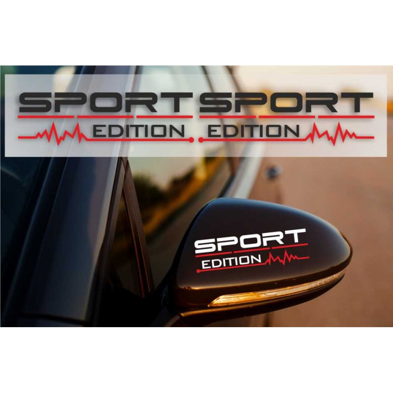 Sport edition Aufkleber für Seitenspiegel
