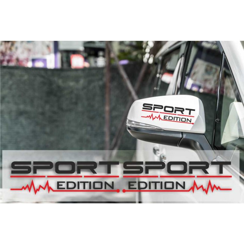 Sport edition Aufkleber für Seitenspiegel