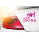 Girl Boss aufkleber