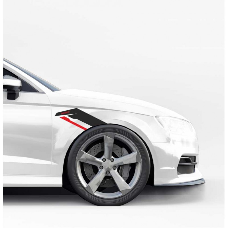 Seitenaufkleber fürs Auto Sport