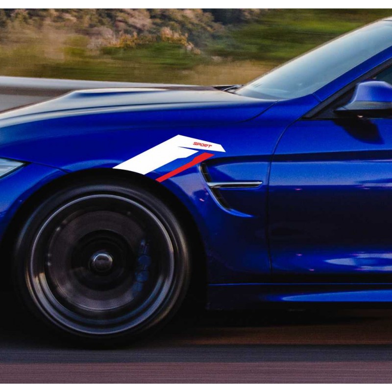 Seitenaufkleber fürs Auto Sport
