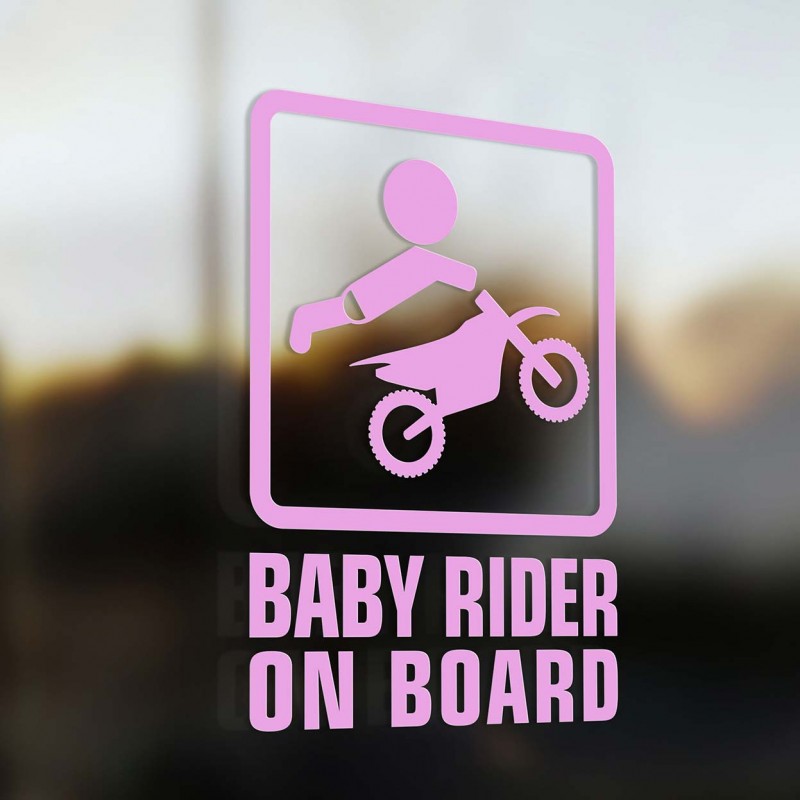 Babybiker im Auto, für ein Mädchen