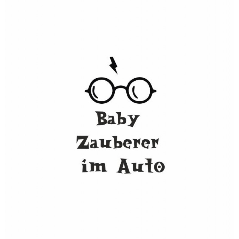 Sticker  Baby-Zauberer an Bord!