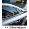 Personalisierter Instagram Profil Aufkleber für dein Auto – Set mit 2 Stück