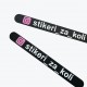 Instagram 3D Aufkleber mit Benutzername stiker_za_koli in Schwarz-Weiß