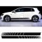 Auto Seitenstreifen Reifenprofil – Rennsport Design Aufkleber
