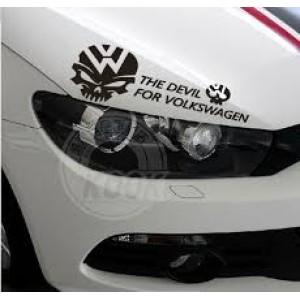 SKULL RIDER, Tuningаufkleber für VW