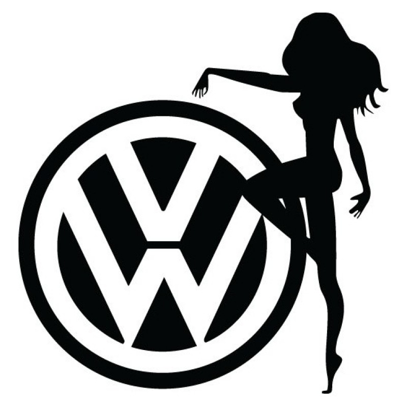 Dame und VW