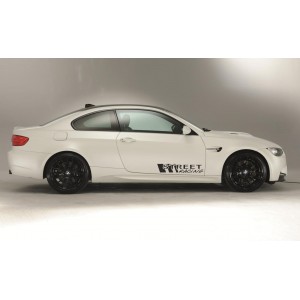 2x "Street racing",  Tuningaufkleber