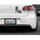 Lustiger Aufkleber für VW