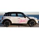 Barbie mit Schmetterlingen und Blume