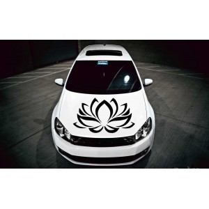 Aufkleber mit Lotus 