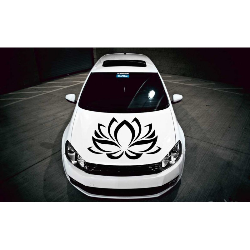 Aufkleber mit Lotus
