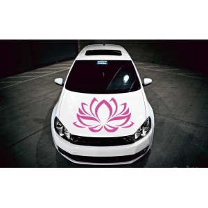 Aufkleber mit Lotus 